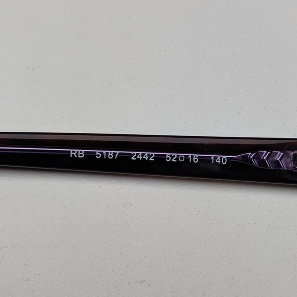 🕶️Ray-Ban RB5187 2442 Eyeglasses 52/16 140 /KAG436🕶️​ - Picture 8 of 10